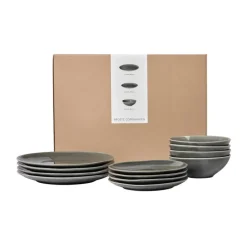 Nordic Rain dinner set, 12 pieces