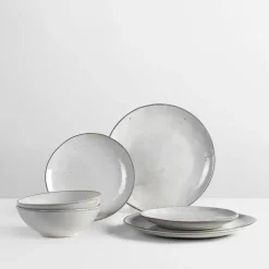Nordic Sand dinner set for two, 6 pieces