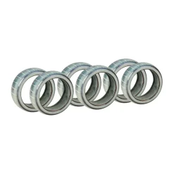 Nordic Sea napkin ring 6-pack, Soft blue