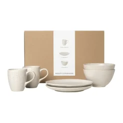 Nordic Vanilla breakfast set for two, 6 pieces