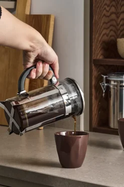 Nordwik coffee press 8 cups, Silver