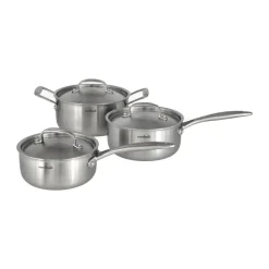 Nordwik cookware set 3-ply 3 pieces, 1.5 L, 2 L, 3 L