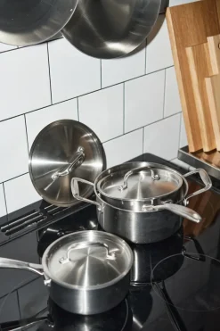 Nordwik cookware set 3-ply 3 pieces, 1.5 L, 2 L, 3 L