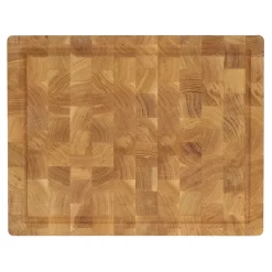 Nordwik end-grain cutting board with juice groove 36x46 cm, Oak