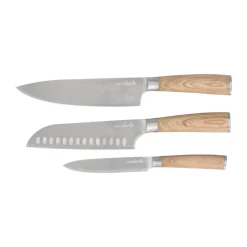 Nordwik knife set 3 piece, Pakka wood