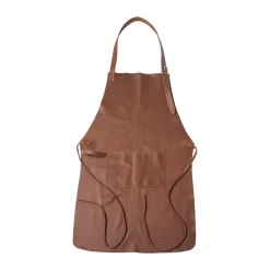 Nordwik leather apron, Brown