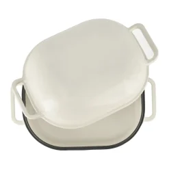 Nordwik Levain bread pan enameled 39x26 cm, Cream
