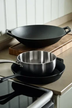 Nordwik wok pan Ø36 cm, Cast iron-black