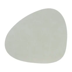 Nupo placemat curve L, metallic (stone grey)