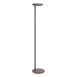 Oblique floor lamp, Matte brown