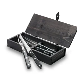 Old Farmer cutlery black, set with 4 pcs