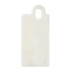 Olina cutting board 14x31 cm, White marble