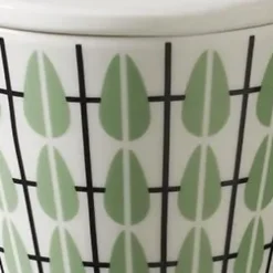 Olivia sugar bowl, white-mint