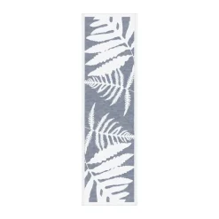 Ormbunkar runner 50x150 cm, Blue-white