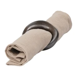 Orrith napkin ring 4-pack, Rustic bronze