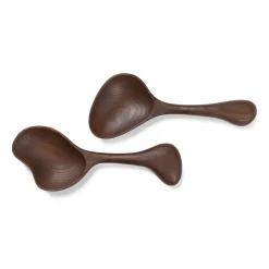 Os salad cutlery 2 pieces, Dark brown