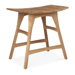 Osso outdoor stool, Teak 50 cm