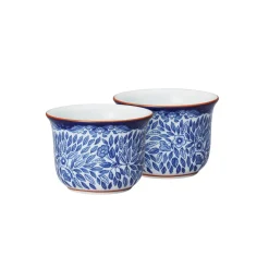 Ostindia Floris egg cup 2-pack, blue-white