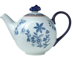 Ostindia teapot 1.2 l gift wrap, Blue-white