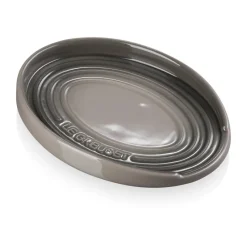Oval holder for serving spoon, Flint