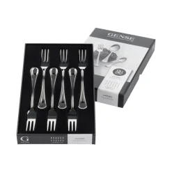 Oxford cake fork 6-pack, Stainless steel
