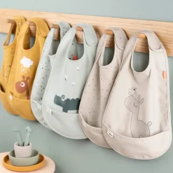 Ozzo bibs with Velcro 2-pack, Powder