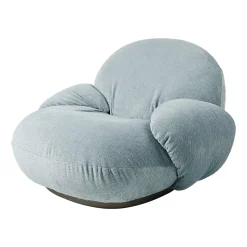 Pacha lounge chair with arm rest, Mumble 10-pearl gold