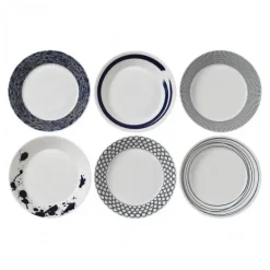 Pacific deep plate 6 pieces, 22 cm