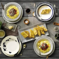 Pacific deep plate 6 pieces, 22 cm
