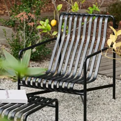 Palissade High lounge chair, Anthracite