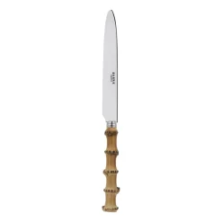 Panda dinner knife, Stainless steel-bamboo