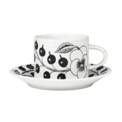 Paratiisi saucer Ø14 cm for coffee cup 18 cl, Black