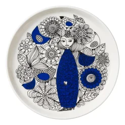 Pastoraali plate Ø19 cm, Blue