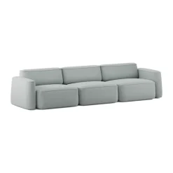 Patch 3-seater sofa, Linara 253 Swedish Grey