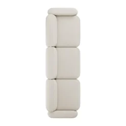 Patch 3-seater sofa, Linara 05 Porridge