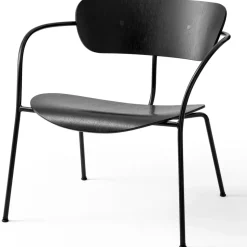 Pavilion chair AV5, Black lacquered oak