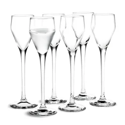 Perfection shot glass 5.5 cl 6 pack, Clear