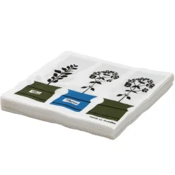 Persons Kryddskåp paper napkin 20-pack, green-blue