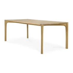 PI Dining table, Hardwax-oiled oak, 220 x 95 x 76 cm
