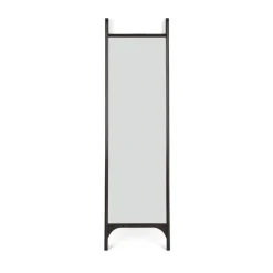 PI floor mirror 55x190 cm, Dark brown stained mahogany