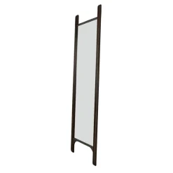 PI floor mirror 55x190 cm, Dark brown stained mahogany