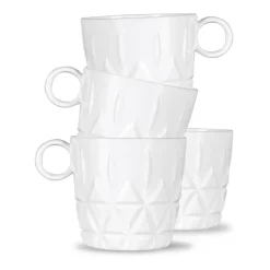 Picknick coffee cup 4-pack, White