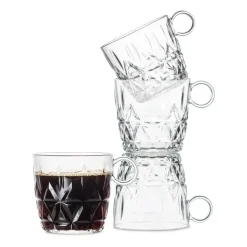 Picknick coffee cup 4-pack, Clear