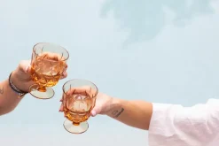 Picknick Juni glass 4-pack, Amber