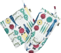 Picknick oven glove small pattern, Multi