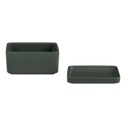 Pilar butter dish - storage box 250 ml, Agave green