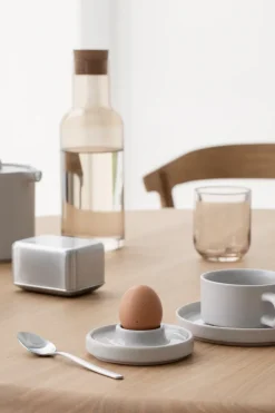 Pilar egg cup Ø10.4 cm 2-pack, Mirage grey