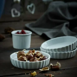 Pillivuyt flan dish round white, Ø 11 cm