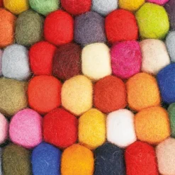 Pinocchio rug round, Multi, 90 cm