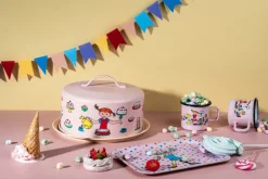 Pippi cake stand with dome, Birthday